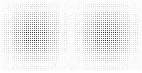 Dotted graph paper with grid. Polka dot pattern, geometric texture for Stock Illustration
