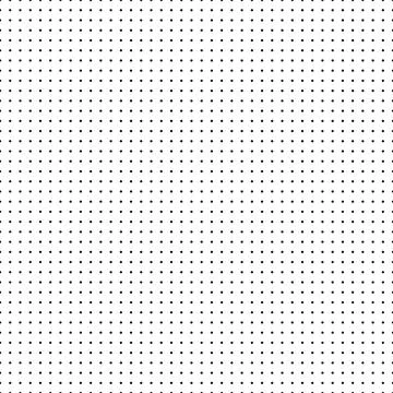 Dotted graph paper with grid. Polka dot pattern, geometric seamless texture for Stock Illustration