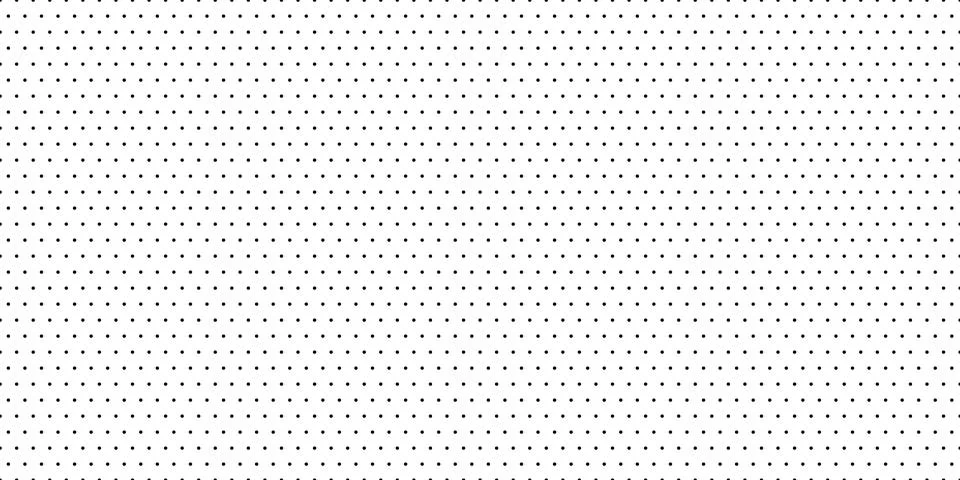 Dotted graph paper with grid. Polka dot pattern, geometric seamless texture for Stock Illustration