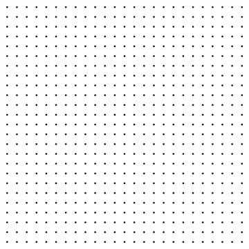 Dotted graph paper with grid. Polka dot pattern, geometric texture for Stock Illustration