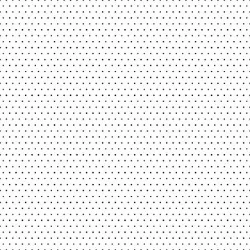 Dotted graph paper with grid. Polka dot pattern, geometric seamless texture for Stock Illustration