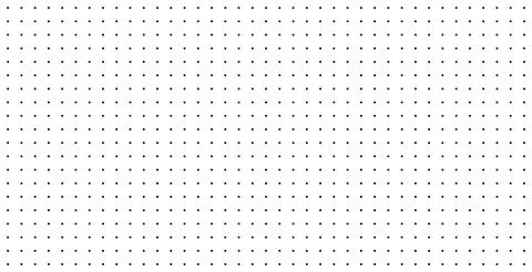 Dotted graph paper with grid. Polka dot pattern, geometric texture for Stock Illustration
