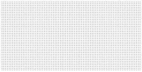 Dotted graph paper with grid. Polka dot pattern, geometric texture for Stock Illustration