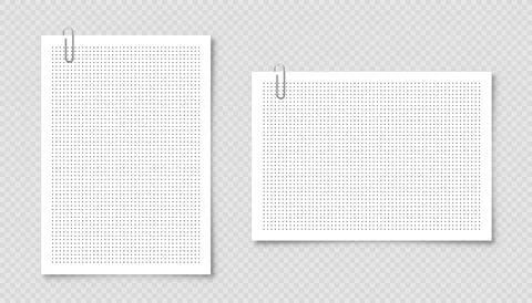 Dotted graph paper with grid. Polka dot pattern, geometric texture for Stock Illustration