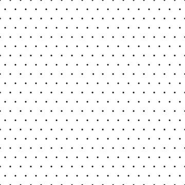 Dotted graph paper with grid. Polka dot pattern, geometric seamless texture for Illustrazione stock