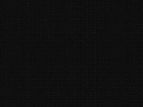 Dotted grid paper texture on black color background Stock Illustration