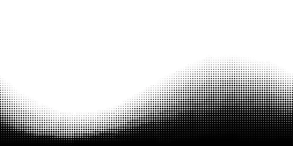 Dotted halftone background. copy space Stock Illustration