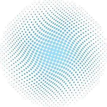 Dotted halftone background Stock Illustration