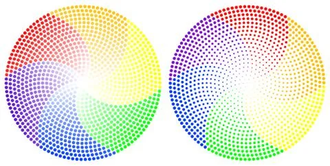 Dotted halftone background Stock-Illustration