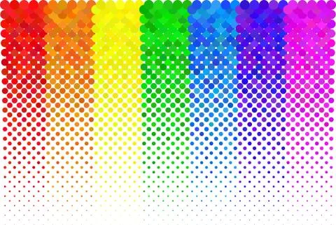Dotted halftone background Illustrazione stock