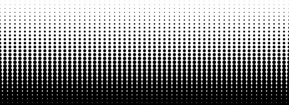 Dotted halftone gradient texture. Fading oval dot background. Repeated dots Illustrazione stock