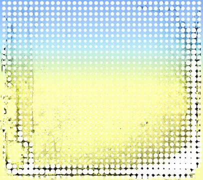 Dotted halftone pattern background Stock Illustration