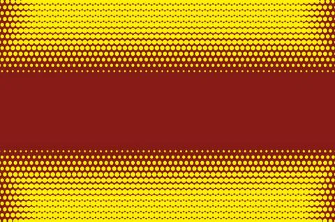 Dotted halftone pattern with empty space for text inside. Stock Illustration