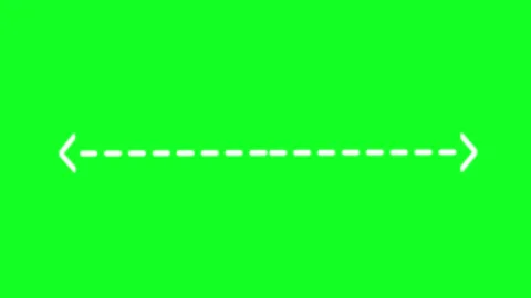 The dotted line arrow shows the area of ??the animated dashed arrow line ri.. Stock Footage 328202488
