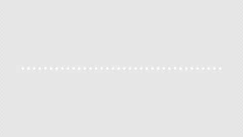 Dotted line graphic animation. Alpha channel. Transparent background Vídeos de archivo 315343529