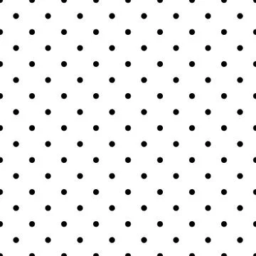 Dotted monochrome vector seamless pattern. Stockillustratie