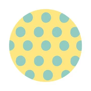 Dotted organic pattern block style イラスト素材