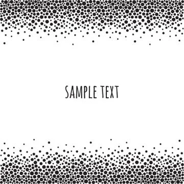 Dotted pattern with space for text. Vector abstract background. 스톡 일러스트