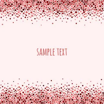 Dotted pattern with space for text. Vector abstract background. Stock Illustration