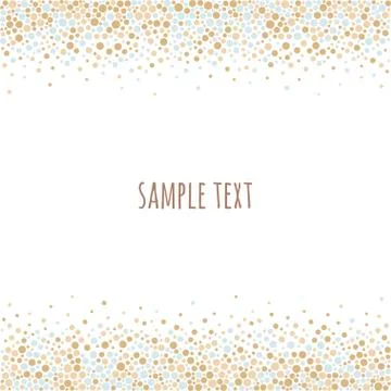 Dotted pattern with space for text. Vector abstract background. Stock Illustration