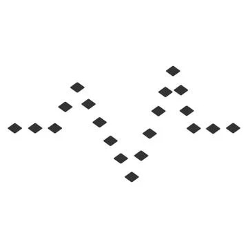 Dotted Pulse Vector Toolbar Icon Ilustración de archivo