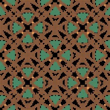 Dotted seamless pattern. Colorful circles background. Vector repeat otnamenta Stock Illustration