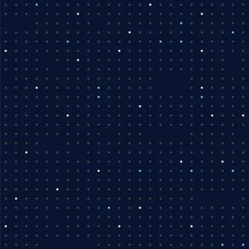 Dotted seamless vector pattern. Dark blue colors abstract paper design texture. Stock Illustration