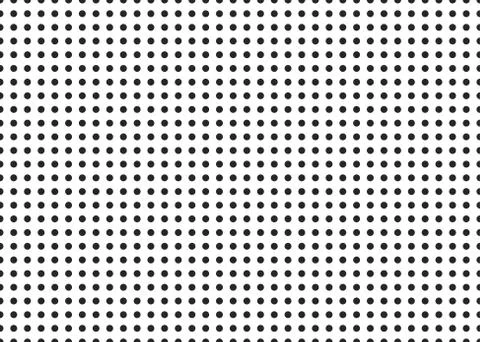 Dotted simple seamless vector pattern. Stock Illustration