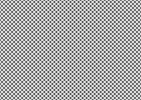 Dotted simple seamless vector pattern. Illustrazione stock