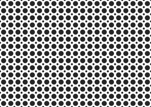 Dotted simple seamless vector pattern. イラスト素材