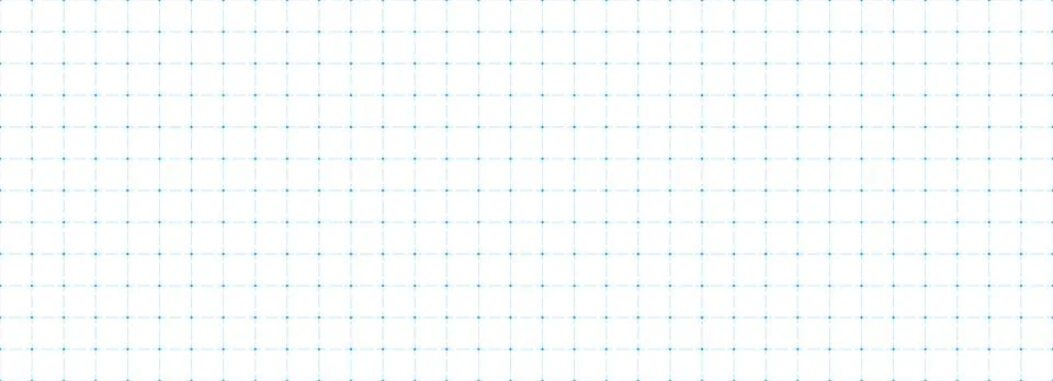 Dotted square grid planer page. Seamless blue dashed checkered paper pattern Stock Illustration
