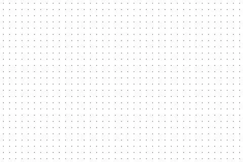 Dotted squared black grid graph paper template for notebooks. Pattern of bullet Illustrazione stock