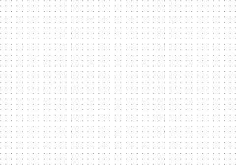 Dotted squared black grid wide graph paper template for notebooks. Pattern Stock Illustration