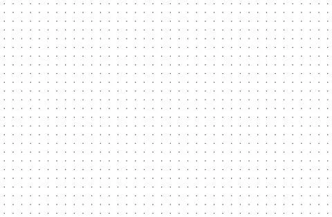 Dotted squared grid graph paper template for notebook. Simple dotted background Illustrazione stock
