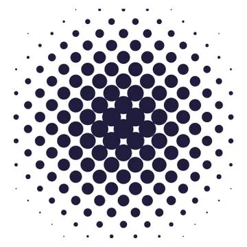 Dotted sunburst pattern background イラスト素材