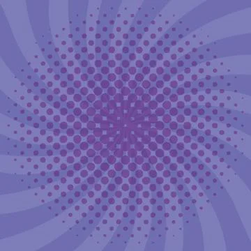 Dotted sunburst pattern background Illustrazione stock