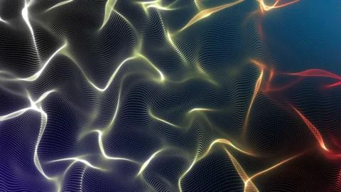 Dotted texture template. Geometric pattern in halftone style with gradient... Stock Illustration