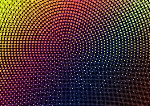 Dotted texture template. Light Multicolor grid vector modern geometrical circle. Stock Illustration