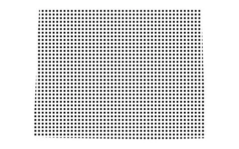 Dotted texture Wyoming map isolated on white background Stock Illustration