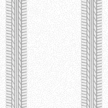 Dotted tire track pattern Stock Illustration