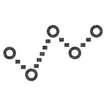 Dotted Trend Grainy Texture Icon Ilustración de archivo