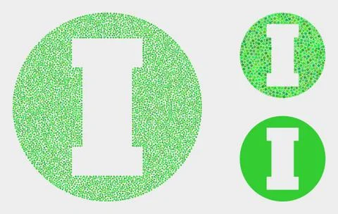 Dotted Vector First Icons Illustrazione stock