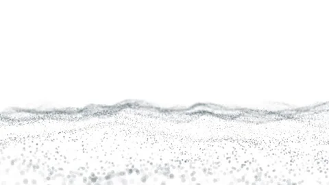 Dotted waves loop animation on white background Stock-Footage 333714957