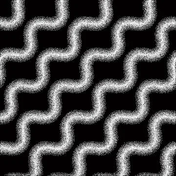 Dotted Wavy Background    - vector illustration Stock Illustration