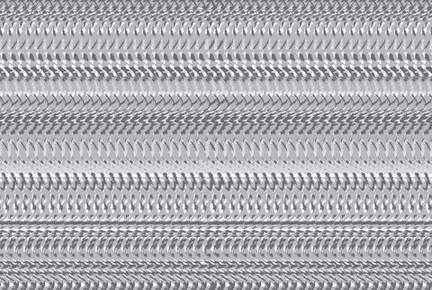 Dotted wavy line. Seamless pattern with polka dots egg shape. Stock Illustration