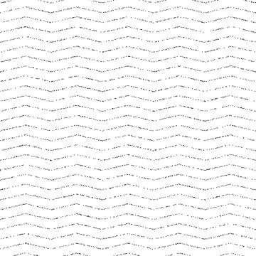 Dotted zig-zag lines seamless pattern. Black and white stipple background Stock Illustration