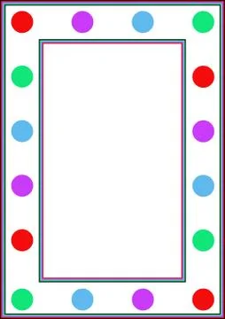 Dotty Border Stock Photos