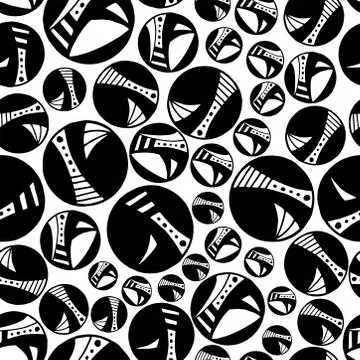 DOTTY DOTS MONOCHROME Stock Illustration