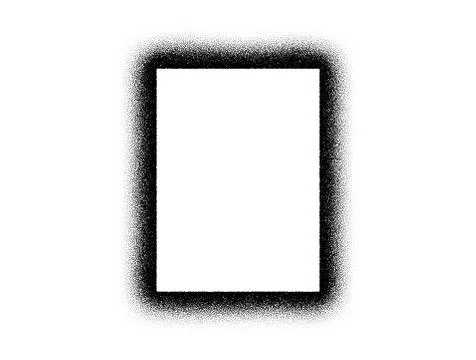 Dotwork frame pattern background. Black noise stipple dots. Dotted vector Stock Illustration