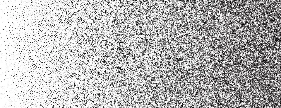 Dotwork gradient pattern vector background Stock Illustration